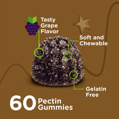 Viteey Iron Gummies Kids ingredient label close-up reveals ingredients.