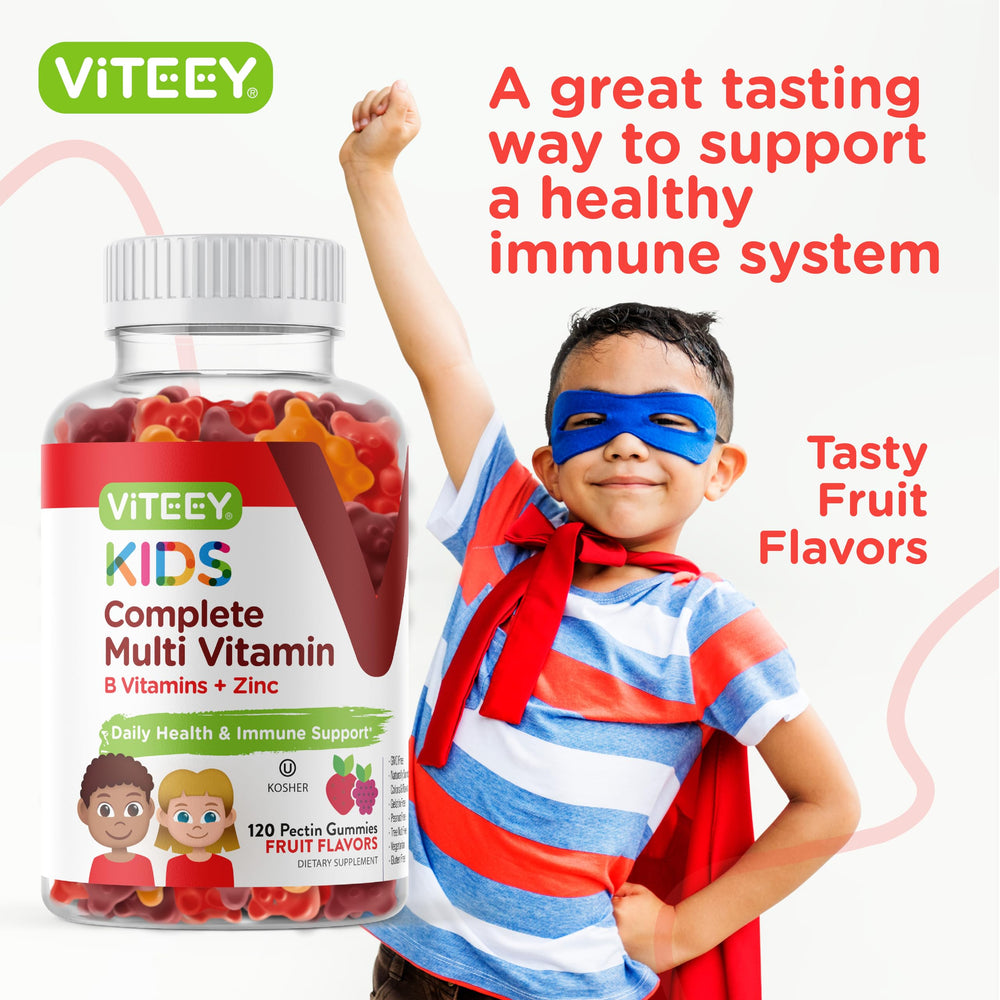 Viteey packaging designed for on-the-go families and busy mornings.
