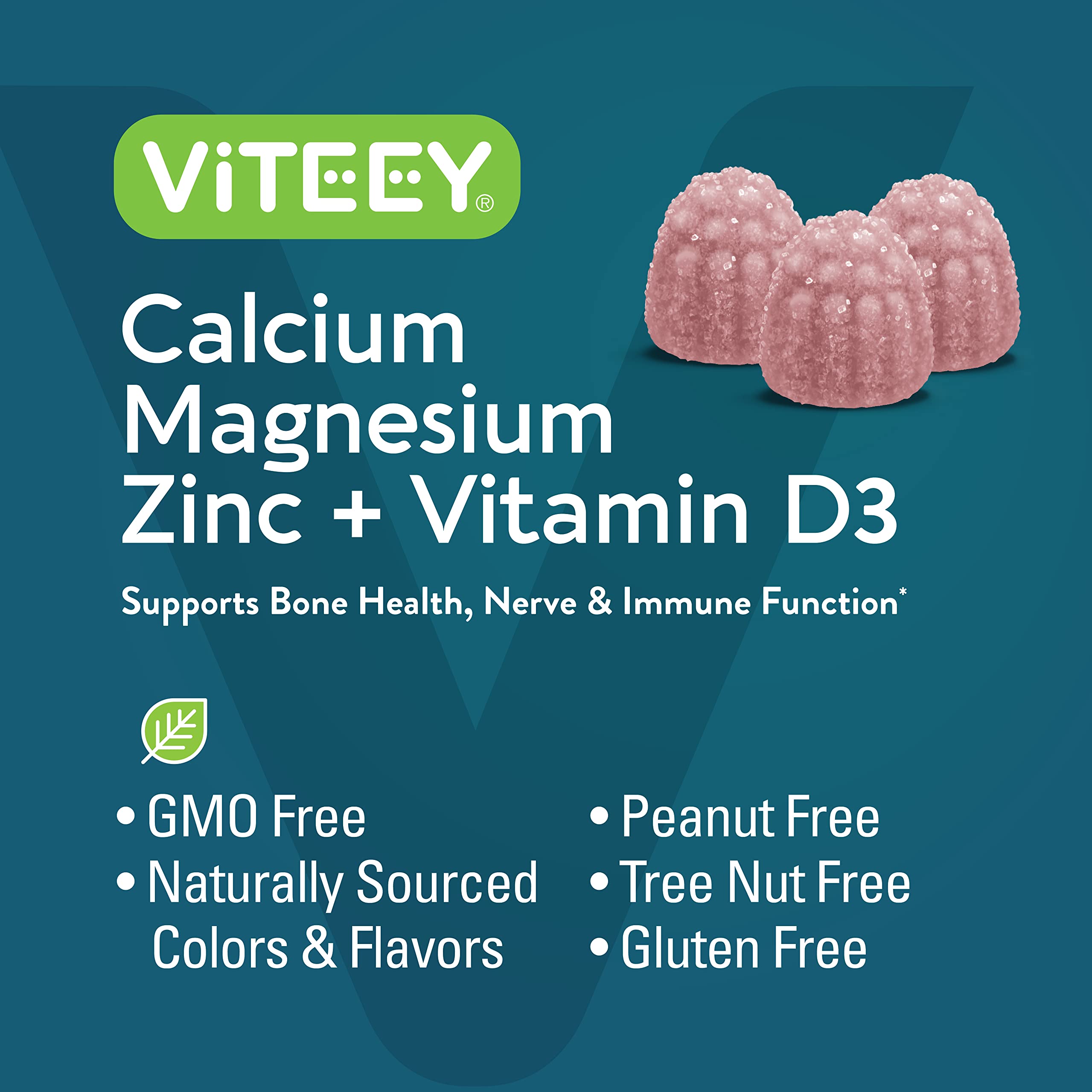 Viteey label shows non-GMO and kosher quality for trusted supplementation.