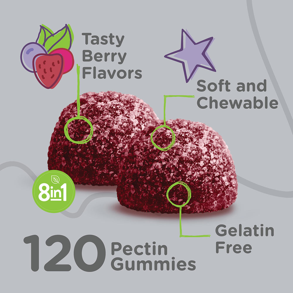 Viteey probiotics bottle highlighting added gut support.