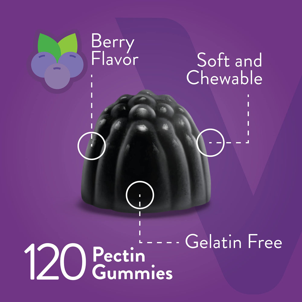 Viteey Sambucus Elderberry Gummies poured out ready for daily wellness routine