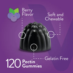 Viteey Sambucus Elderberry Gummies poured out ready for daily wellness routine