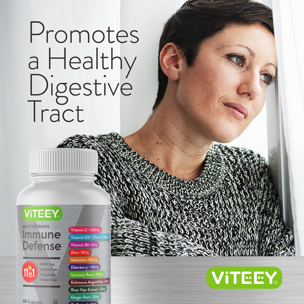 VITEEY turmeric and ginger blend depiction signaling antioxidant potential.