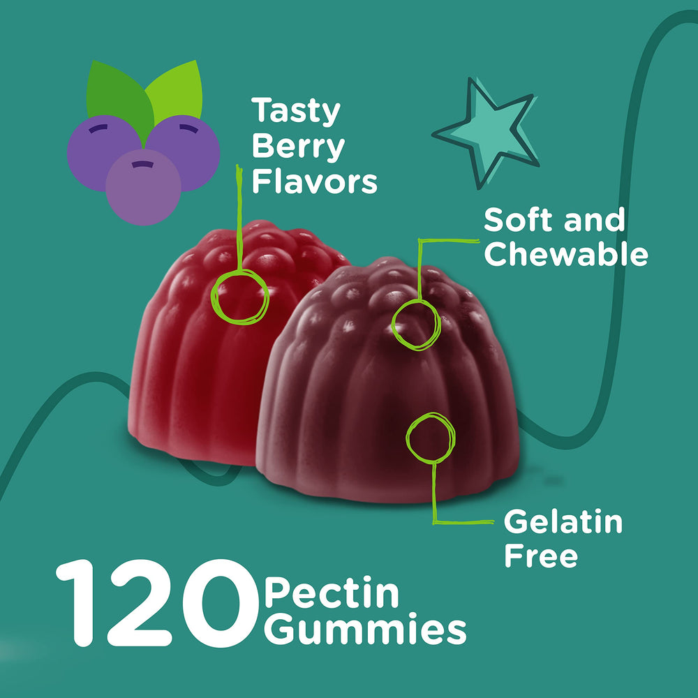Viteey vegan gelatin-free probiotics gummies shown for kids.
