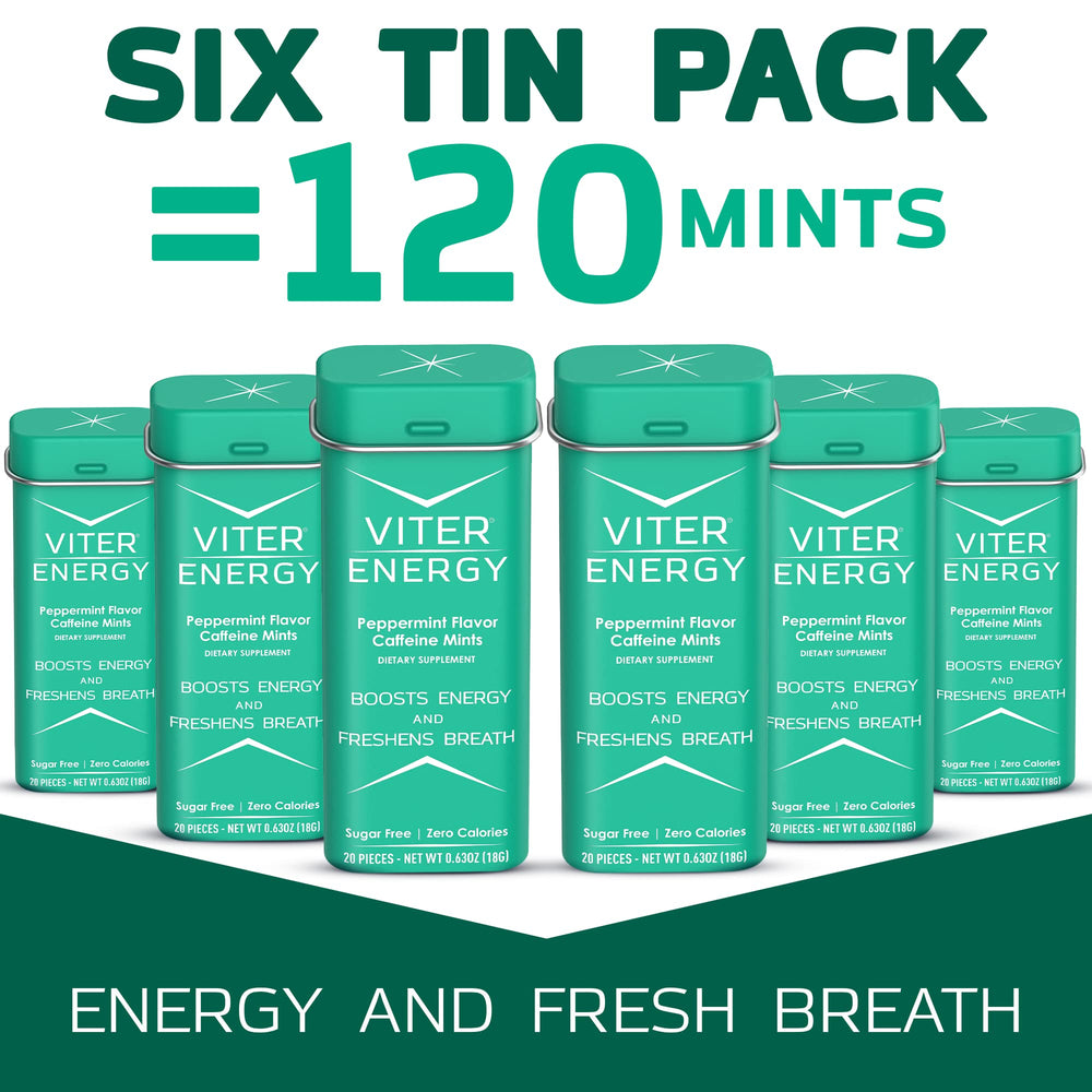 Viter Energy tin is easy to carry for convenient energy anywhere.