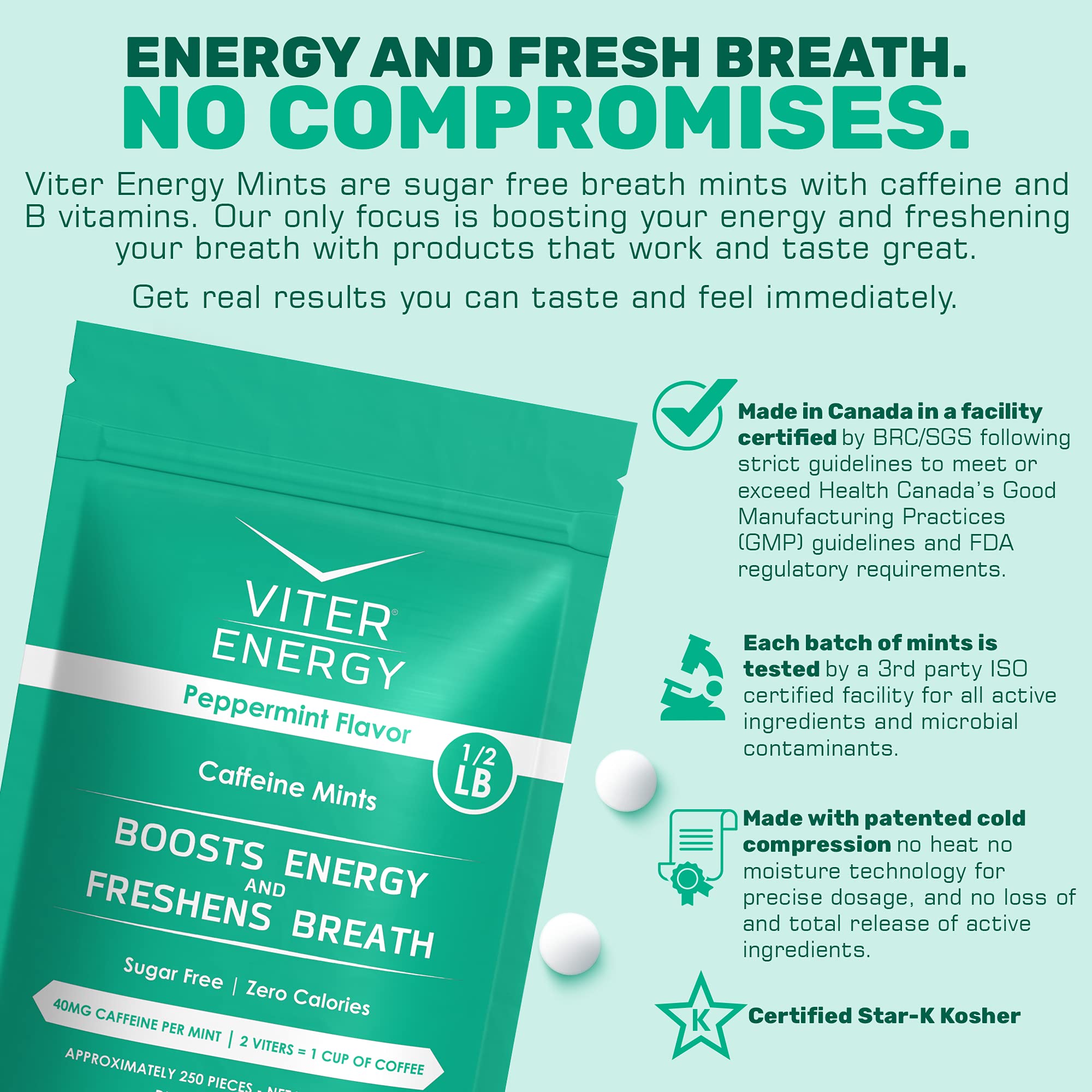 Viter Energy mints on a desk as everyday study or work companion