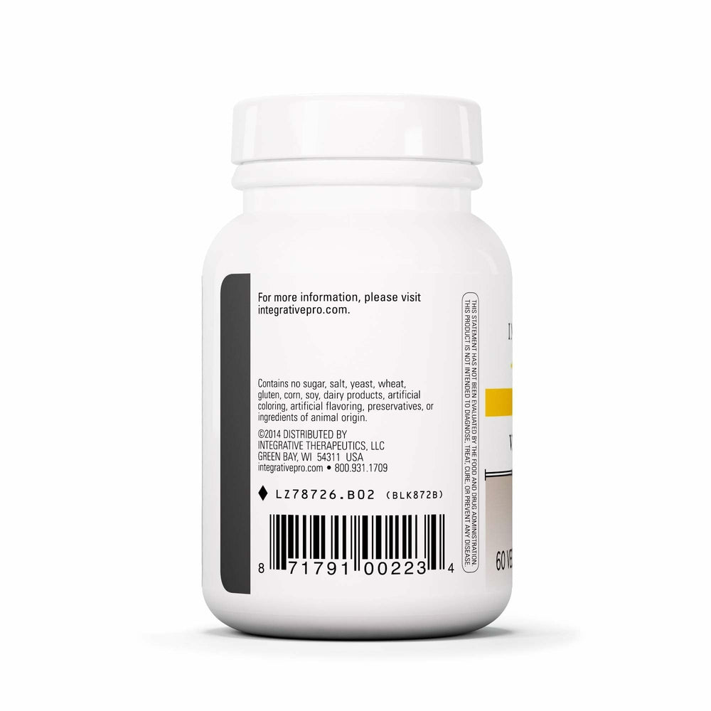 Vitex extract capsules closeup ready for daily PMS support.
