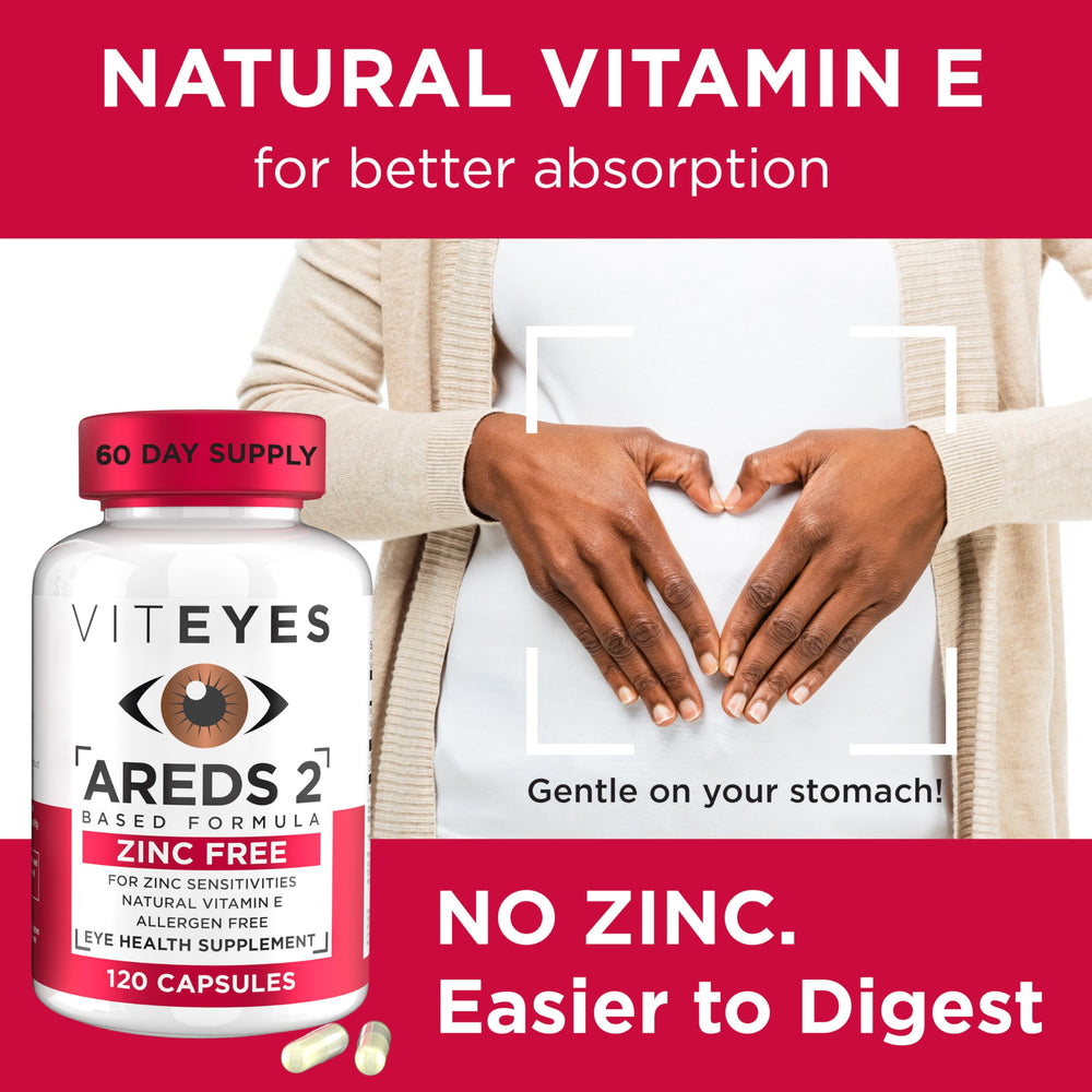 Viteyes AREDS 2 allergen-free formulation avoids common triggers for sensitive users.