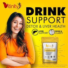 VITINITY Milk Thistle liver-support ingredients visible for antioxidant and detox hints
