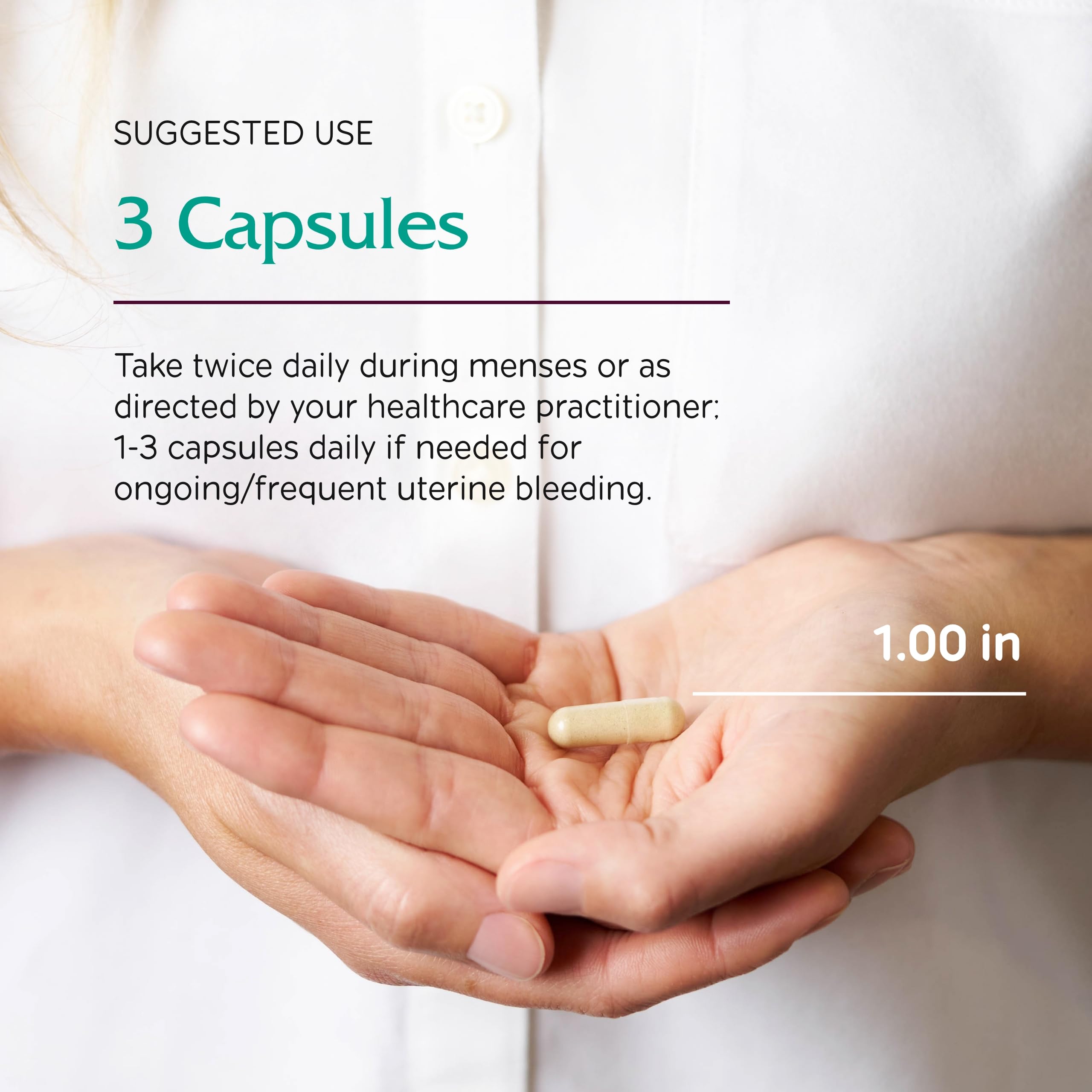 Vitanica Slow Flow on a desk suggesting daily use for menstrual wellness.