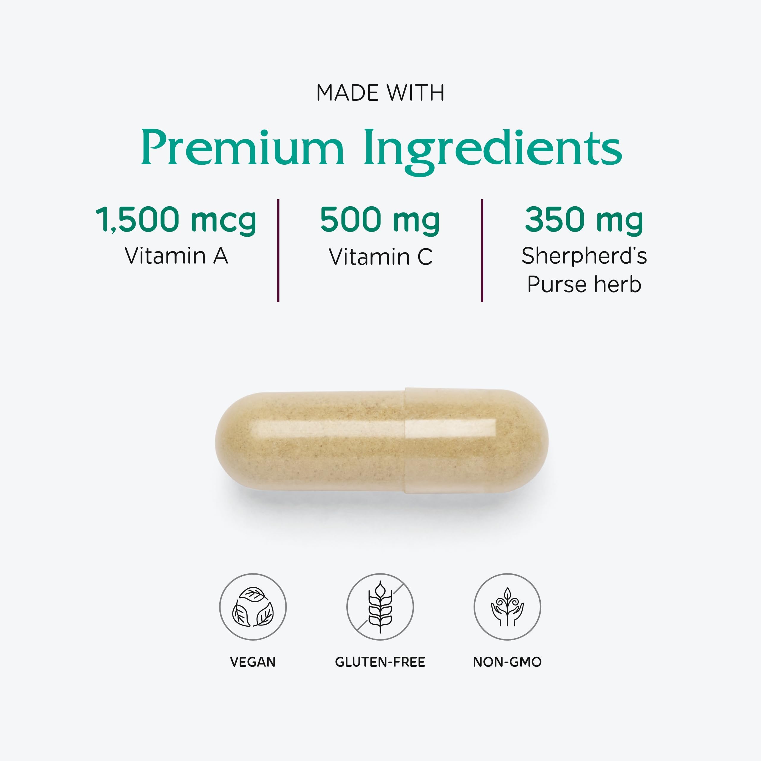 Slow Flow packaging box opened to reveal the vegan non-GMO formula.