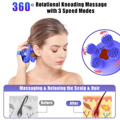 Viuyougor scalp massager replaceable eight-claw set for versatile massage.