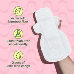 Viv for Your V unscented bamboo night pad for gentle, all-night use.
