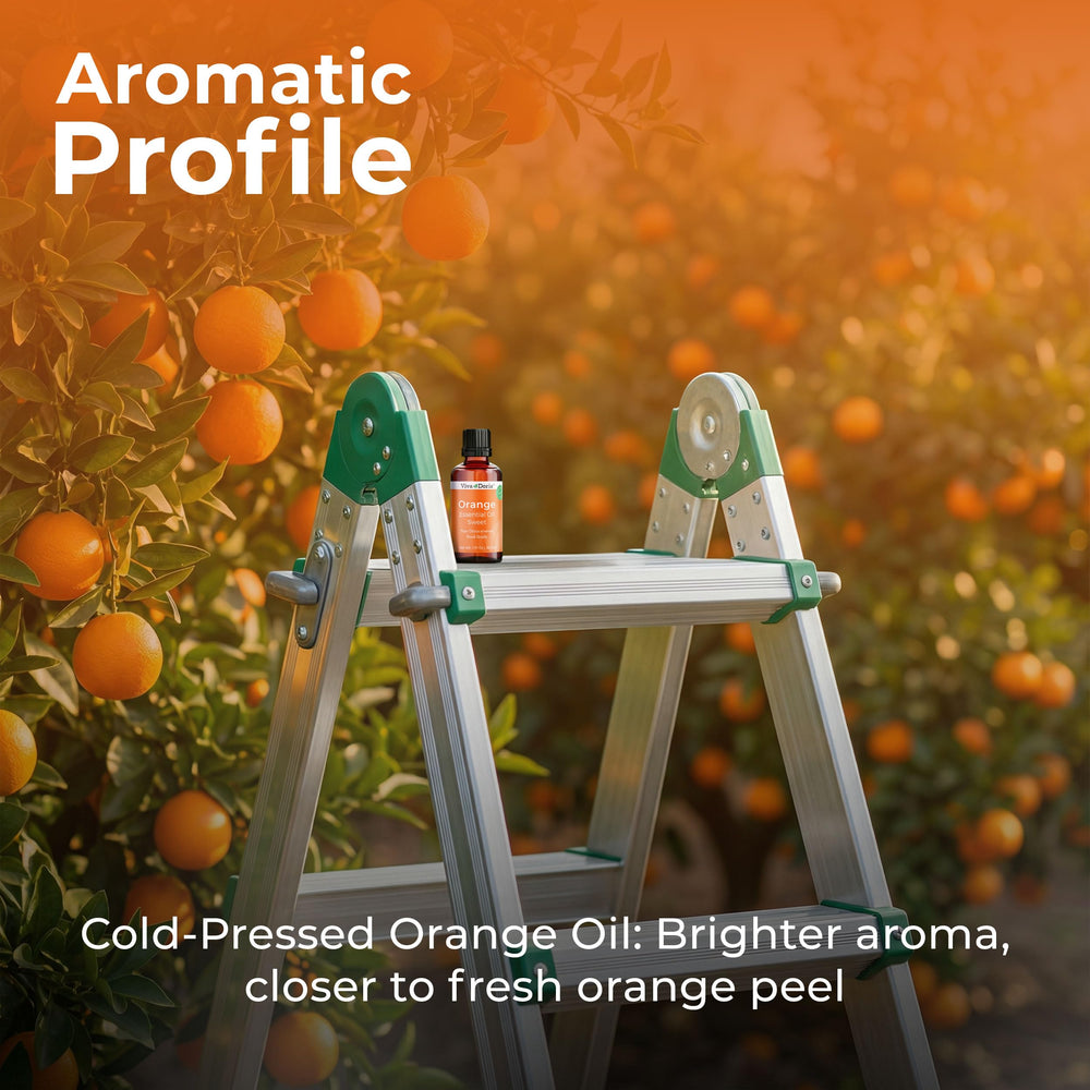 Viva Doria Aceite naranja dulce puro para limpiezas caseras y aromatizacion