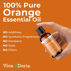 Viva Doria Aceite naranja dulce para cosmética casera y jabones