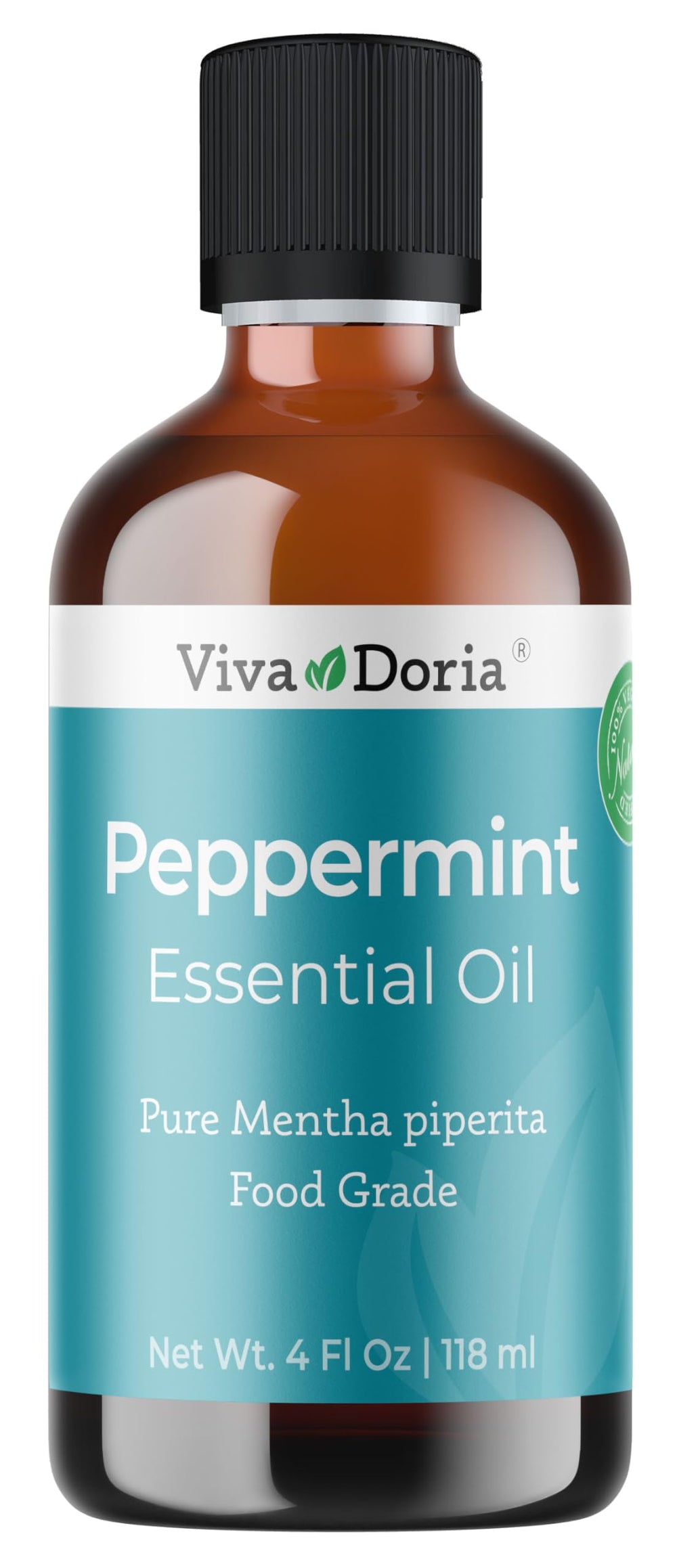 Viva Doria Peppermint Oil bottle for a pure, refreshing aromatherapy experience.
