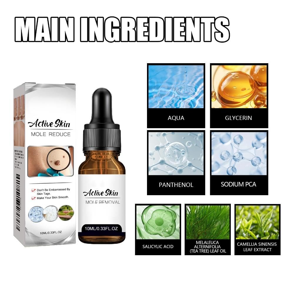 Close-up of VivaBloom serum dropper delivering fast-absorbing formula for warts.