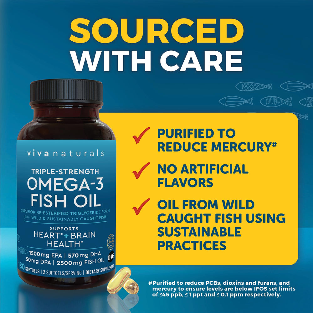Viva Naturals IFOS-certified label indicating purity and quality.