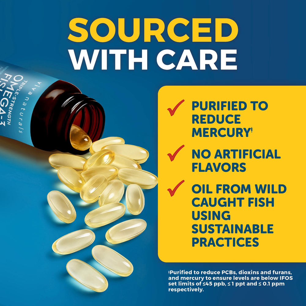 Viva Naturals omega3 rtg form label illustrating enhanced absorption potential.
