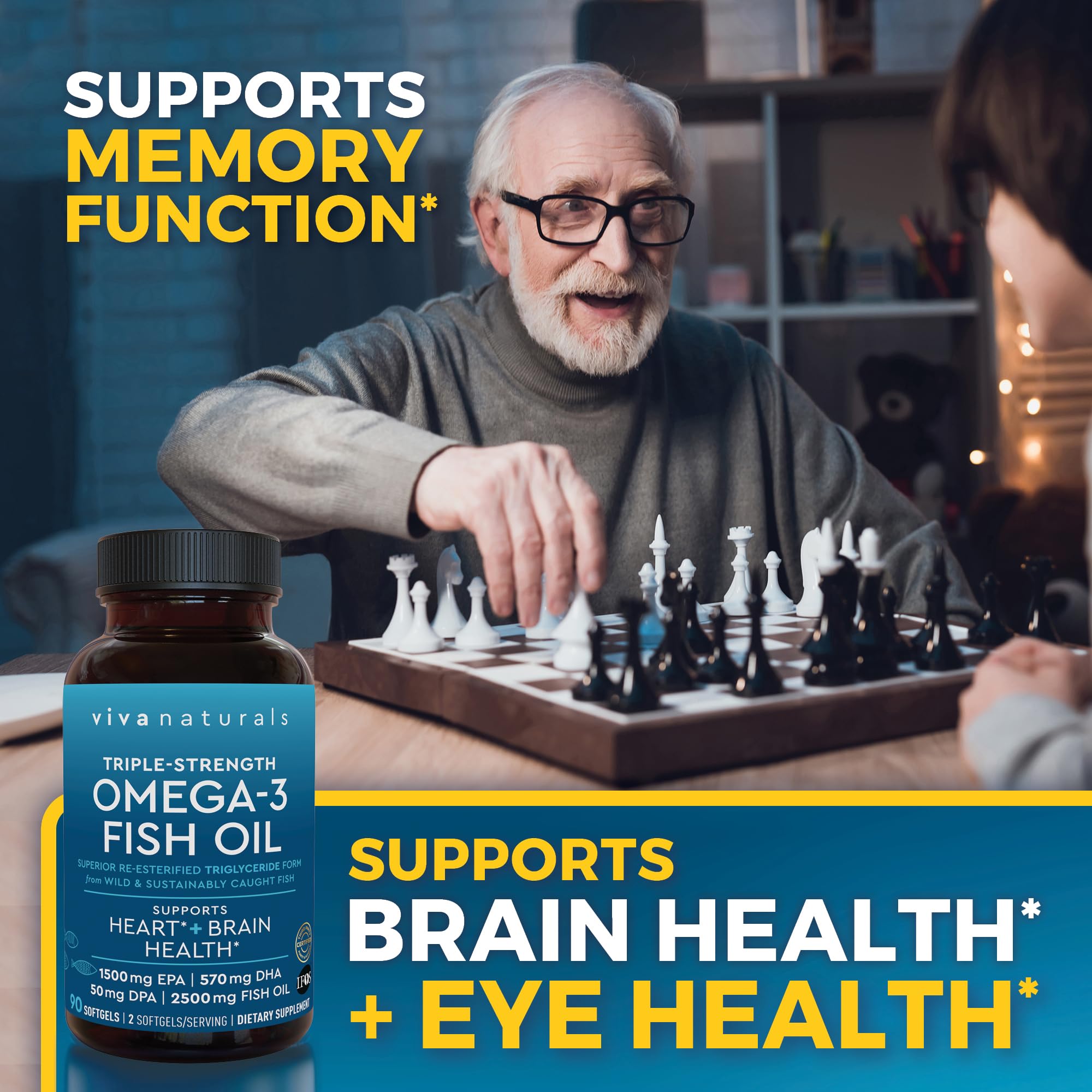 Viva Naturals omega3 wild-caught ingredients image showcasing sustainable sourcing.