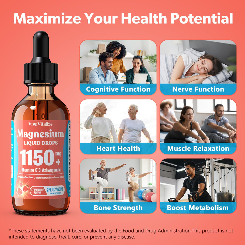 VivaVitalize vegetarian-friendly, sugar-free liquid formula suitable for plant-based diets.