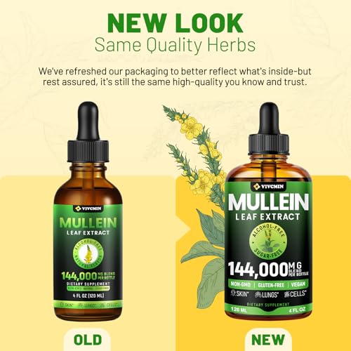Vivcmin Mullein Drops on nightstand supports easy evening breathing ritual.
