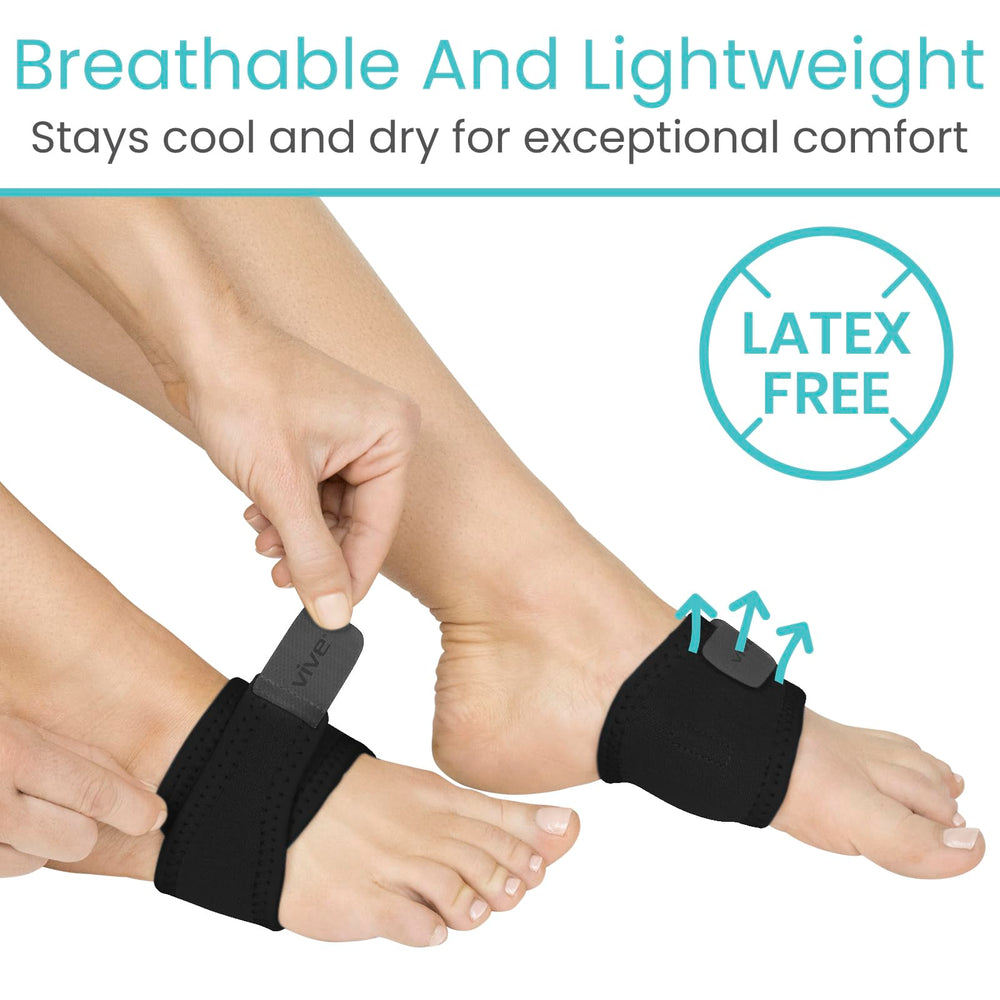 Vive arch support brace gel inserts pouch highlights added comfort during daily wear.