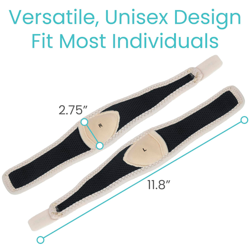 Vive breathable latex-free material keeps feet cool and dry.
