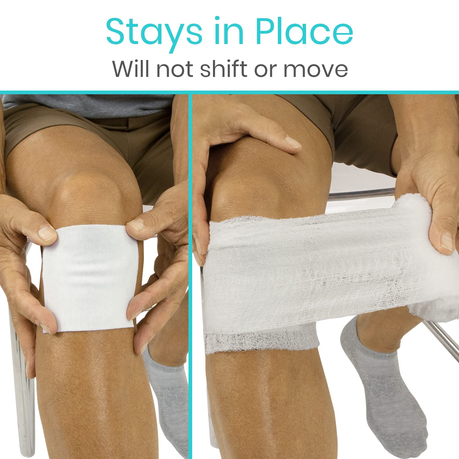 Vive Care 3x3 100-count pack provides ample supply for households.
