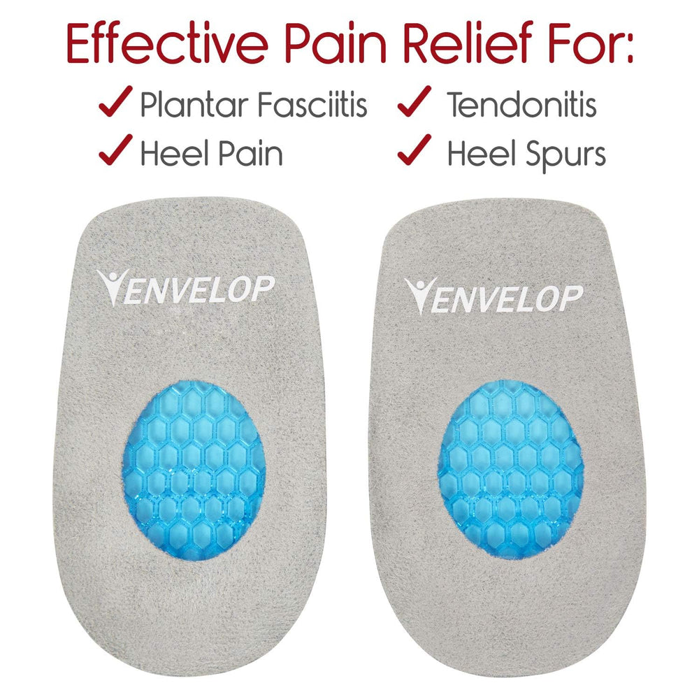 Close-up of Vive Envelop gel material for durable shock absorption and pain relief.