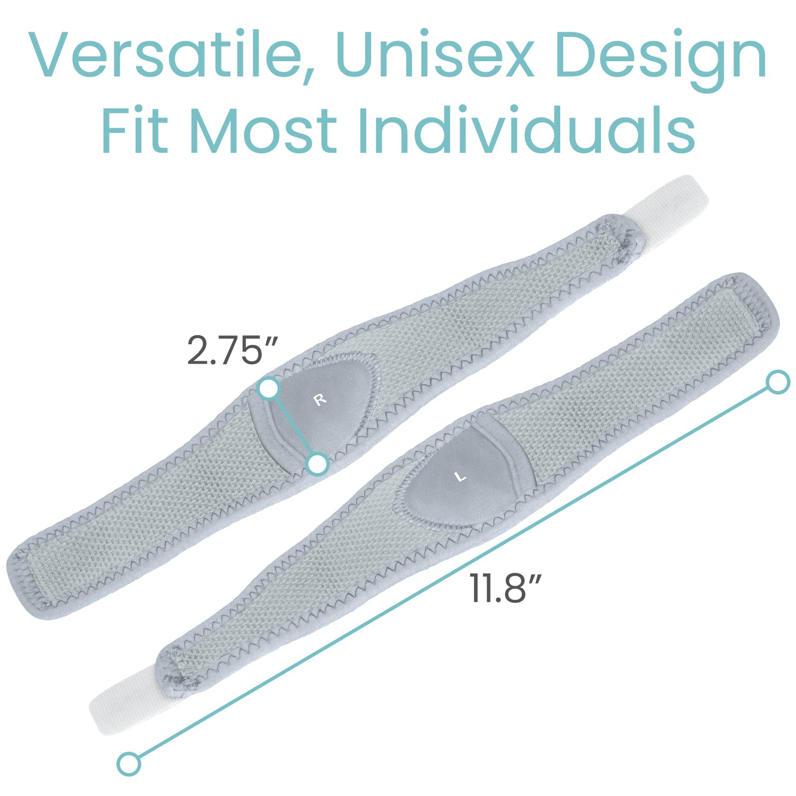 Vive arch brace non-slip lining keeps it in place during activity.