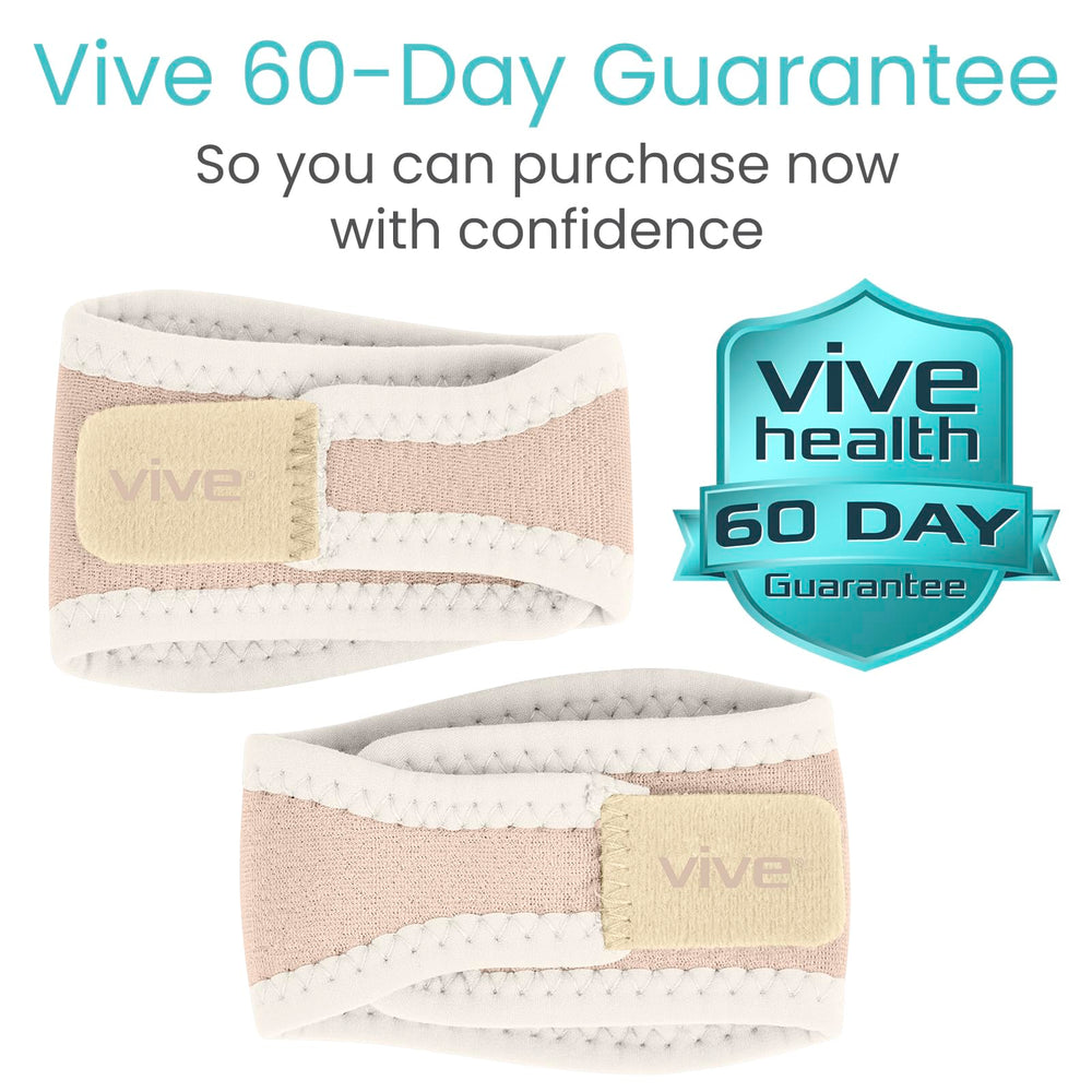 Vive Foot Arch Support Brace pair easy fit for men and women.