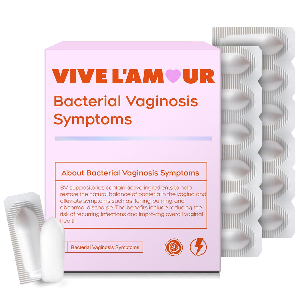 Vive L'Amour: supositorios vaginales 12 unidades, práctico y suave para uso diario.