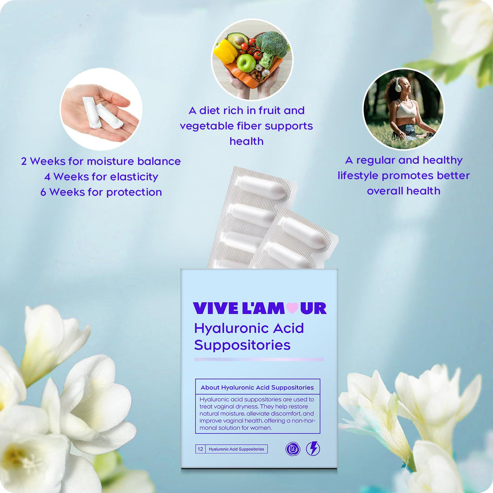 Vive L'Amour travel pack image suggests discreet, daily moisture support.
