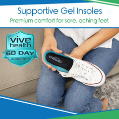 ViveSole trim-to-fit gel insoles adapt to any shoe for a custom fit