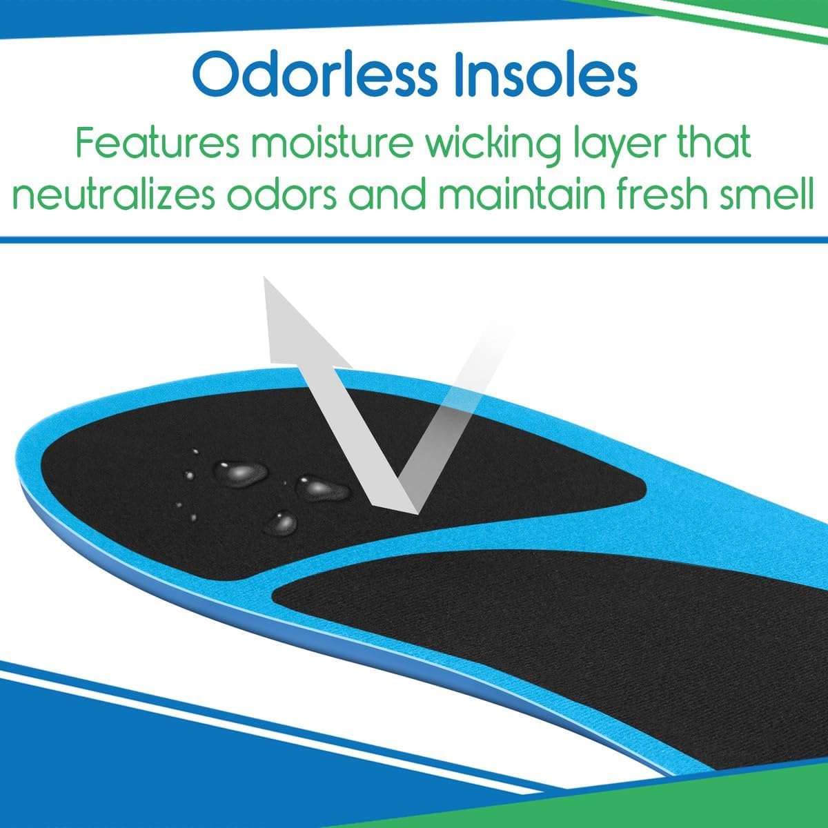 ViveSole velvet-lined insoles offer soft comfort and easy washing