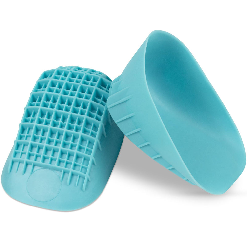 VIVEsole heavy-duty heel cups with gel cushion for daily comfort.