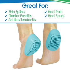VIVEsole heel cups inside footwear show trim-to-fit customization for a snug fit.