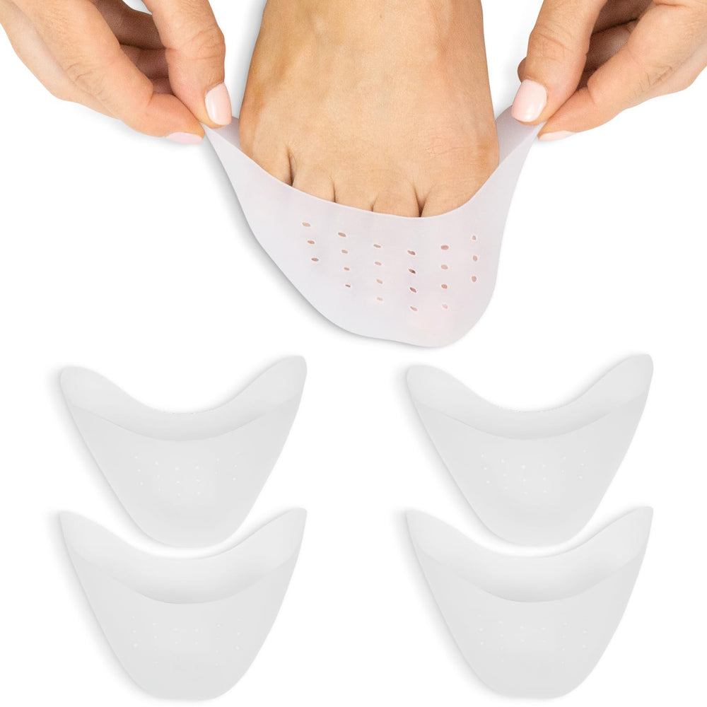 VIVEsole protectores de dedos de silicona, alivio suave para fricción en los pies.