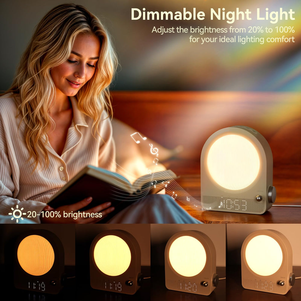 Vivilumens bedside ambience enhances cozy evenings.