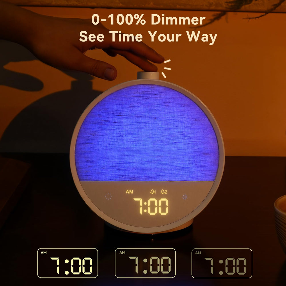 Vivilumens Sunrise Alarm Clock RGB mood light for customizable ambience