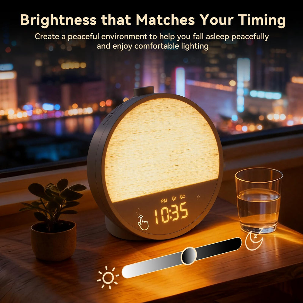 Vivilumens Sunrise Alarm Clock snooze function for extra rest