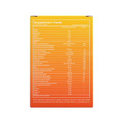 Vivioptal Multi vitamin label closeup highlights comprehensive nutrients.
