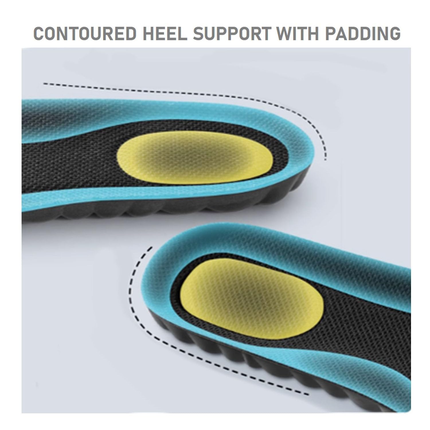 VivoFoot ergonomic heel cup supports natural foot alignment