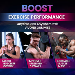 VivoNu Creatine Gummies pouch demonstrates resealable lid preserving freshness