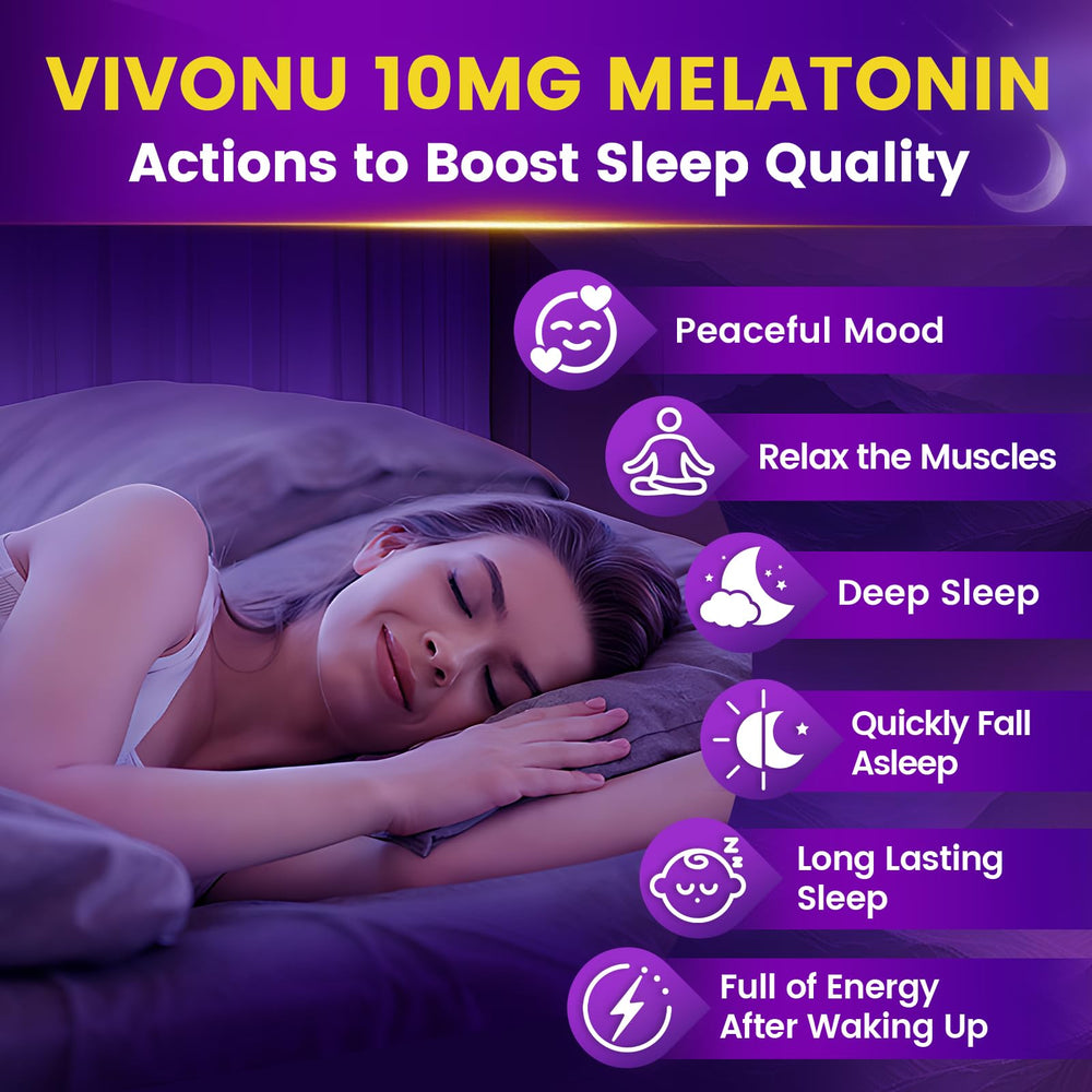 VivoNu magnesium glycinate imagery suggests muscle relaxation and overnight recovery.