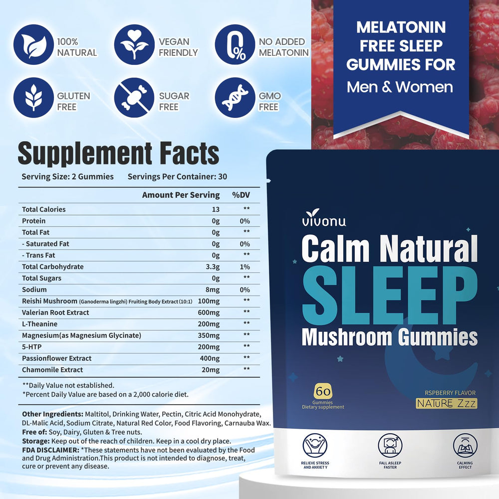 Raspberry flavor highlights a calming bedtime ritual with VivoNu