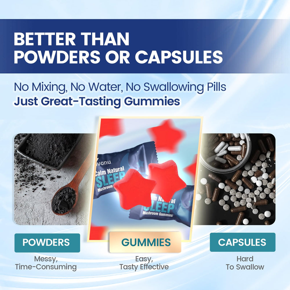 VivoNu Sleep Gummies vegan and non-GMO label visible