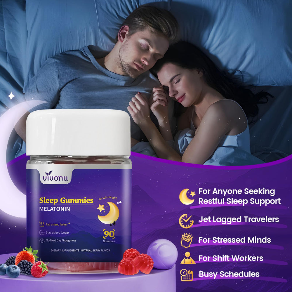 VivoNu valerian root and chamomile visuals evoke calming nightly rituals.