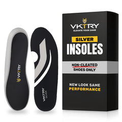 VKTRY Silver Performance Insoles carbon fiber construction enhances energy return during runs